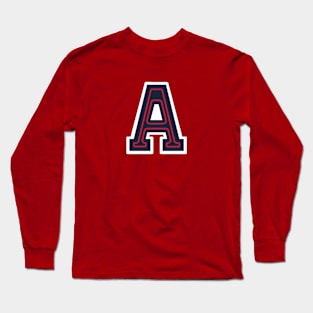 Letter A Long Sleeve T-Shirt